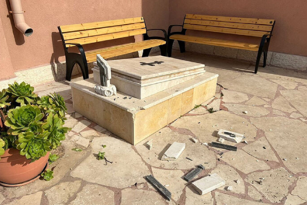 Orthodox Cemetery Vandalised