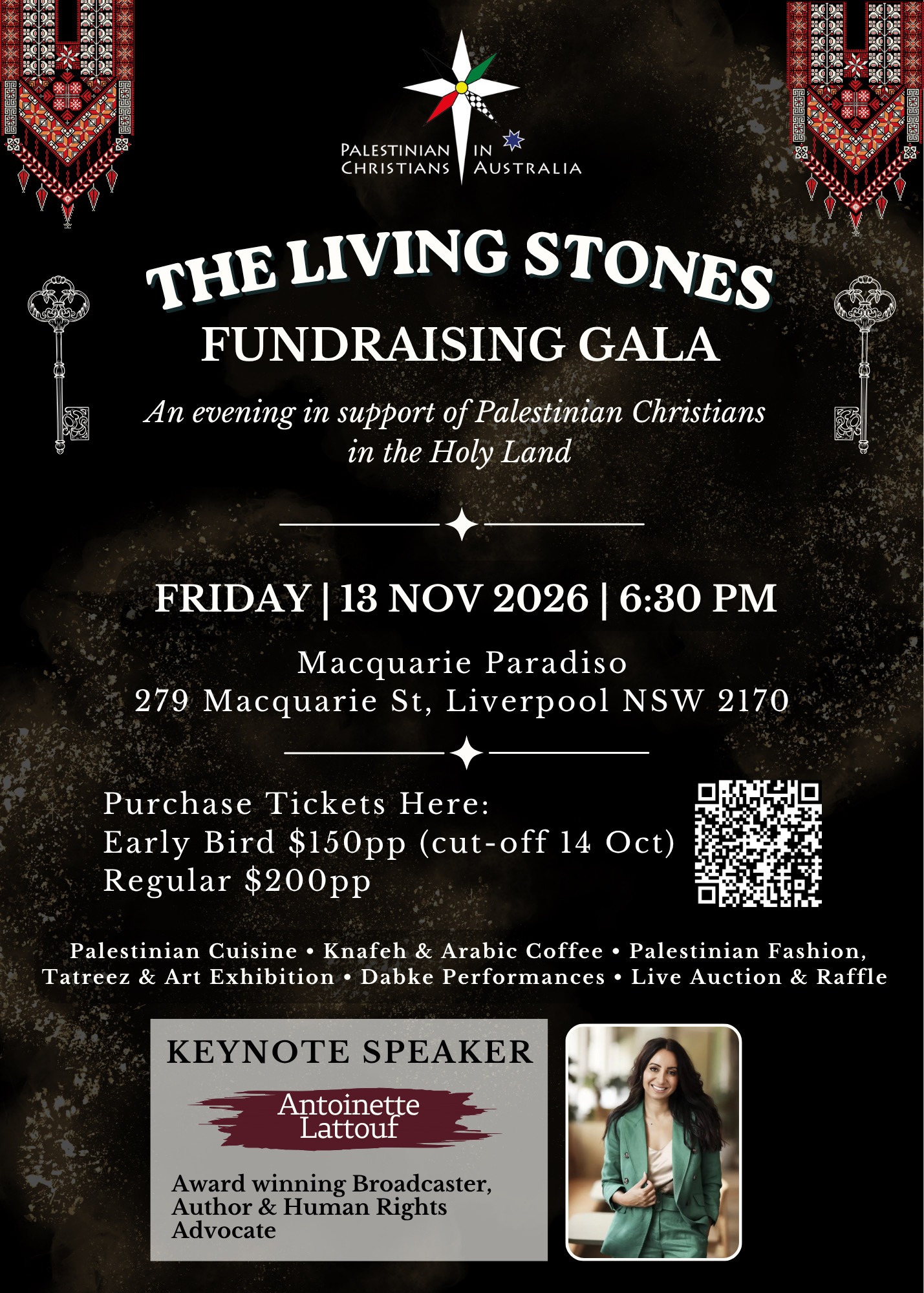 Living Stones Fundraising Gala for Palestinian Christians 2026